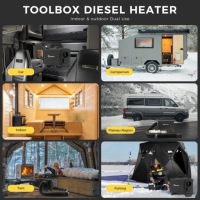 Купити Обігрівач стояночний gsm lte-4/5g bt 8kw 12v 230v webasto авто on/off lcd, фото thumb