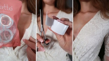 Taśma BODY TAPE 2 ROLKI 10m szeroka transparentna