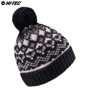 МУЖСКАЯ ЖЕНСКАЯ ЗИМНЯЯ ШАПКА С ТЕПЛЫМ ПОМПОМ HI-TEC AMIR