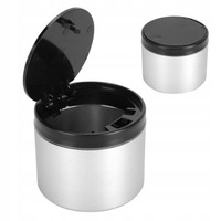 фото thumb №8, Пепельница автомобильная корзина контейнер мусорница серебряный