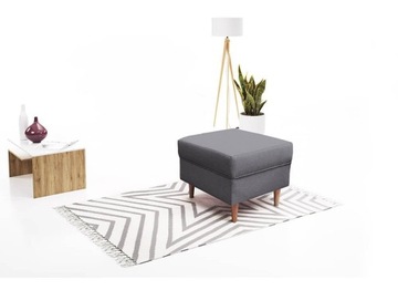 PODNÓŻEK LOFT fotel uszak skandynawski