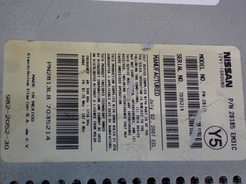 фото thumb №7, Nissan tiida i 06-09 радио cd радиопроигрыватель 28185em31c