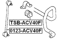 фото thumb №2, Febest tsb-acv40f підвіска, стабілізатор
