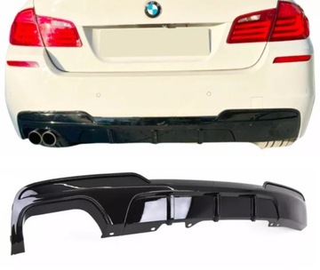 фото thumb №10, Диффузор задний бампера для bmw f10 f11 m набор m sport 2011-2017 чёрный