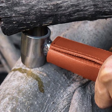 Сверло по дереву, деревянный дюбель и дырокол Bushcraft для коричневого цвета