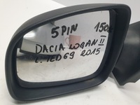 фото thumb №6, Зеркало левая 7 pin dacia logan ii 2015 rok код лакокрасочного покрытия ted69
