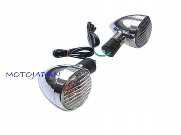 БЕЛЫЕ ПОВОРОТНИКИ - HONDA VT 750 VTX 1300 1800