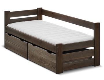 Высокая кровать VINCI 80x160, ящики +150кг