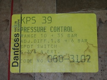Presostat Danfoss KPS 39