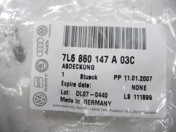 фото thumb №6, Заглушка рейлинг vw touareg 05-12 7l6860147a