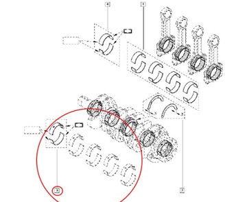 фото thumb №9, Master iii movano 2.3 dci bt вкладиші головні оригінал