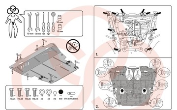 фото thumb №6, Стальной защита pod двигатель renault kangoo