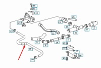 Mercedes-benz sl r129 пабтрубок  впуска воздуха a1190900182 5.0 бензин 240kw Цена, фото thumb