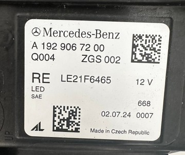 фото thumb №7, Mercedes amg gt a192 digital light лампи перед a1929067100 нове usa c192