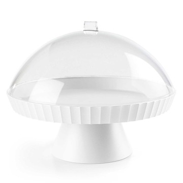 BLIM PLUS AGORA Подставка для торта с крышкой, белый