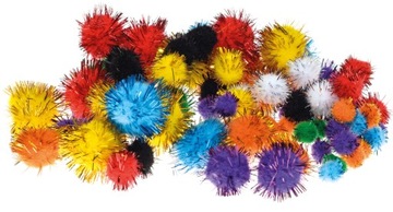 BREWIS POM05 ПОМПОНЫ МЕТАЛЛИЧЕСКИЕ 40 ШТ.
