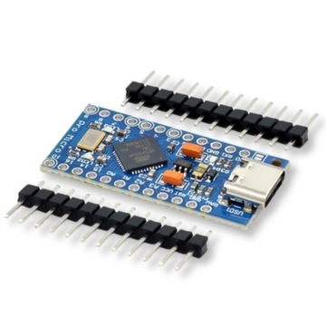 Модуль микроконтроллера Leonardo Pro Micro ATmega32U4 16 МГц USB-C для Arduino