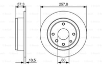 фото thumb №3, Тормозные диски тормозные колодки задняя bosch chevrolet lacetti