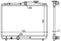 Радиатор воды toyota corolla 1.3 xli 16v ee101 Доставка, фото thumb