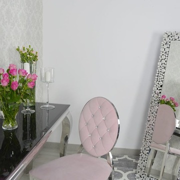 Glamour Стеклянная консоль Ludwik Silver Туалетный столик