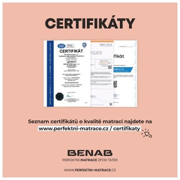 Детский матрас Benab Simple Pur Junior 90 x 195 см