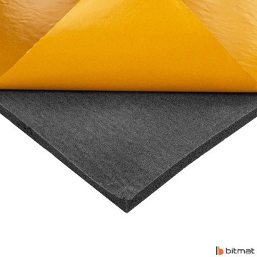 фото thumb №10, Піна шумопоглинаюча memory з ефектом пам'яті 10mm samoprzylepna губка сірий