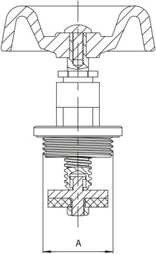 ГОЛОВКА ДЛЯ ЧУГУННОГО КЛАПАНА DN15 (1/2) ЗАПАСНАЯ ЧАСТЬ ART.2600GŁ-15 DIAMOND