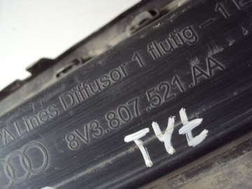 фото thumb №8, Накладка бампера зад audi a3 8v fl sportback 16-