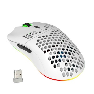 Беспроводная игровая мышь HXSJ T66 RGB 2,4G с RGB-подсветкой и зарядкой