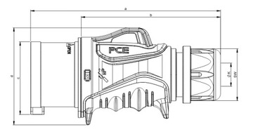 Przedłużacz siłowy 16A 5x2,5 5m OnPD H07RN-F GRIP