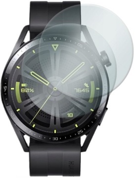 2x ЗАКАЛЕННОЕ СТЕКЛО 9H PRO+ ДЛЯ HUAWEI WATCH GT 3 46MM + УСТАНОВОЧНЫЙ КОМПЛЕКТ