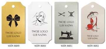 Tagi etykiety metki do zawieszenia z LOGO szybko!