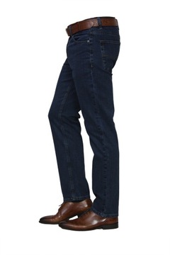 SPODNIE MĘSKIE JEANS st.Leon'f GRANATOWE W36 L36 PAS 94-96