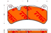 фото thumb №2, Тормозные колодки тормозные mercedes перед c209 a209 r171 5,4