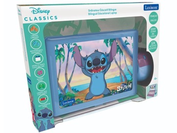 Двуязычный образовательный ноутбук Stitch польский/английский