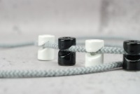 черный керамический плетеный кабель держатель лофт кабель вешалка паук DIY