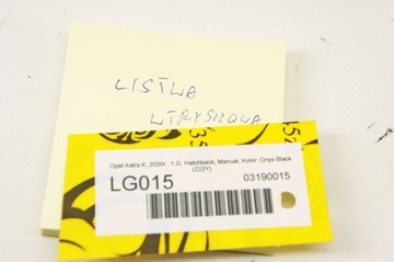 фото thumb №7, Lg015 opel astra k 1.2i планка вприскувальний 55503731