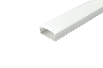 PROFIL Aluminiowy LED Do Taśmy 2M Klosz Uchwyty ZaślepkI Chusteczka ZESTAW