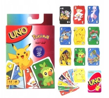 UNO Pokemon Game Семейные карточные игры 112 шт.