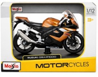 МОТОЦИКЛ SUZUKI GSX-R1000 В МАСШТАБЕ 1:12 — ВЕРНАЯ МИНИАТЮРА. Возраст: 3+
