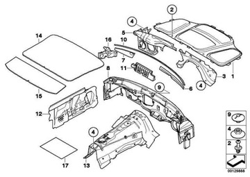 фото thumb №5, Кришка двигуна bmw 6 e63 e64 оригінальний 51487898125