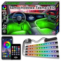 фото thumb №1, Стрічка led do автомобіля pro світлодіоди rgb освітлення салону автомобіля app pilot