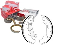 фото thumb №1, Brembo тормозные колодки тормозные kpl. задняя opel agila 1.0/1