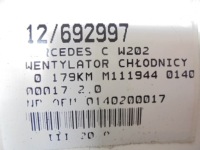 Mercedes c w202 вентилятор радиатора 2,0b 0140200017 Киев, фото thumb
