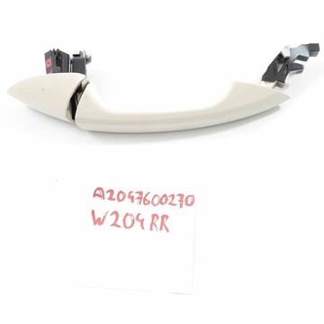 фото thumb №14, Mercedes w176 w204 ручка зовнішня двері праві зад біла