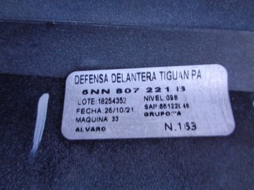 фото thumb №9, Бампер переднее vw tiguan 5nn 20- рестайлинг allspace r-line номер 44872