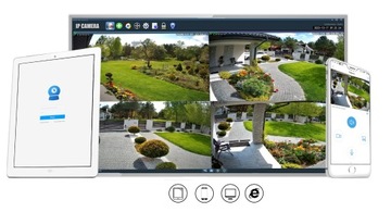 ВРАЩАЮЩАЯСЯ НАРУЖНАЯ IP-КАМЕРА WIFI 3X ZOOM 5MPx 2K