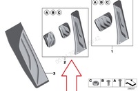 фото thumb №11, Набор накладки na педали bmw 5 f10 m performance 35002232276 2232276
