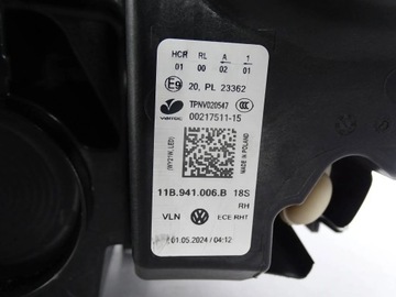 фото thumb №8, Лампа перед права vw id.4 11b941006b