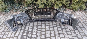 фото thumb №7, Audi rs3 8v хетчбек рестайлінг перед бампер переднє решітка ew. комплектний